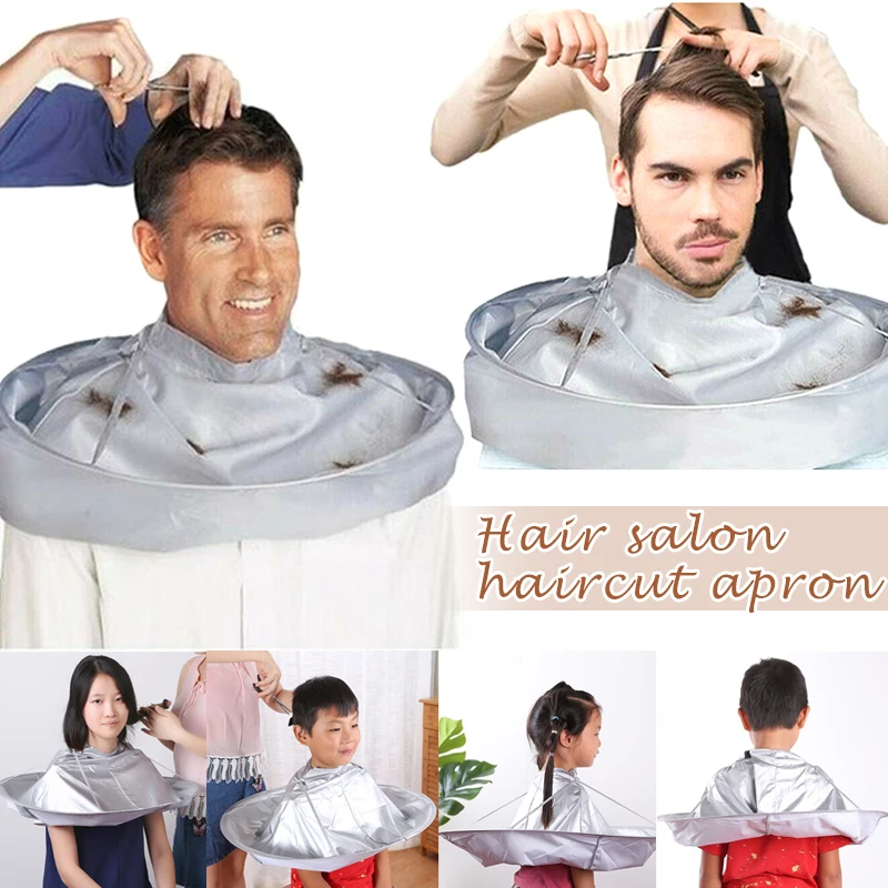 Семья парикмахеров накидка салон волос Обрезка обрезка крышка зонтик складной