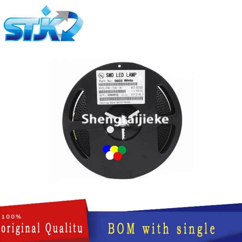 Светодиодные огни Diodos 4000 smd luz amarela красный зеленый синий бронзовый новый и