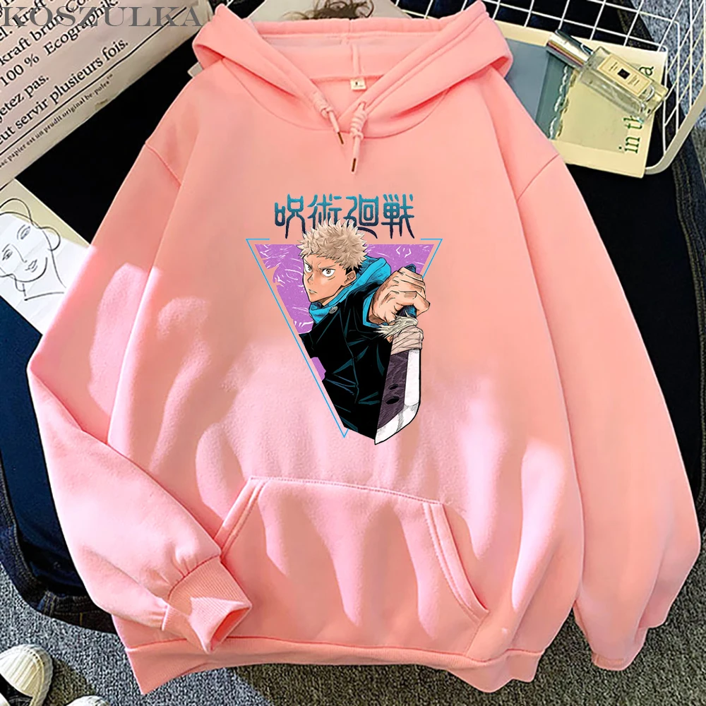 

2021 New Japanese Anime Hoody Jujutsu Kaisen Graphic Hoodies Ulzzang Loose Cartoon Unisex Sweatshirts