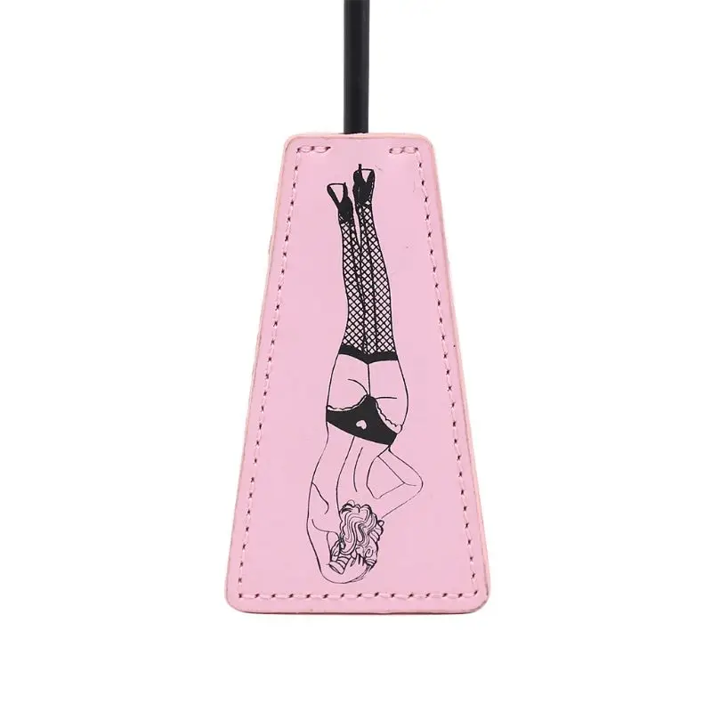 Кожаный принт для верховой езды весло Розовое перо лошадь фотоигрушки взрослых