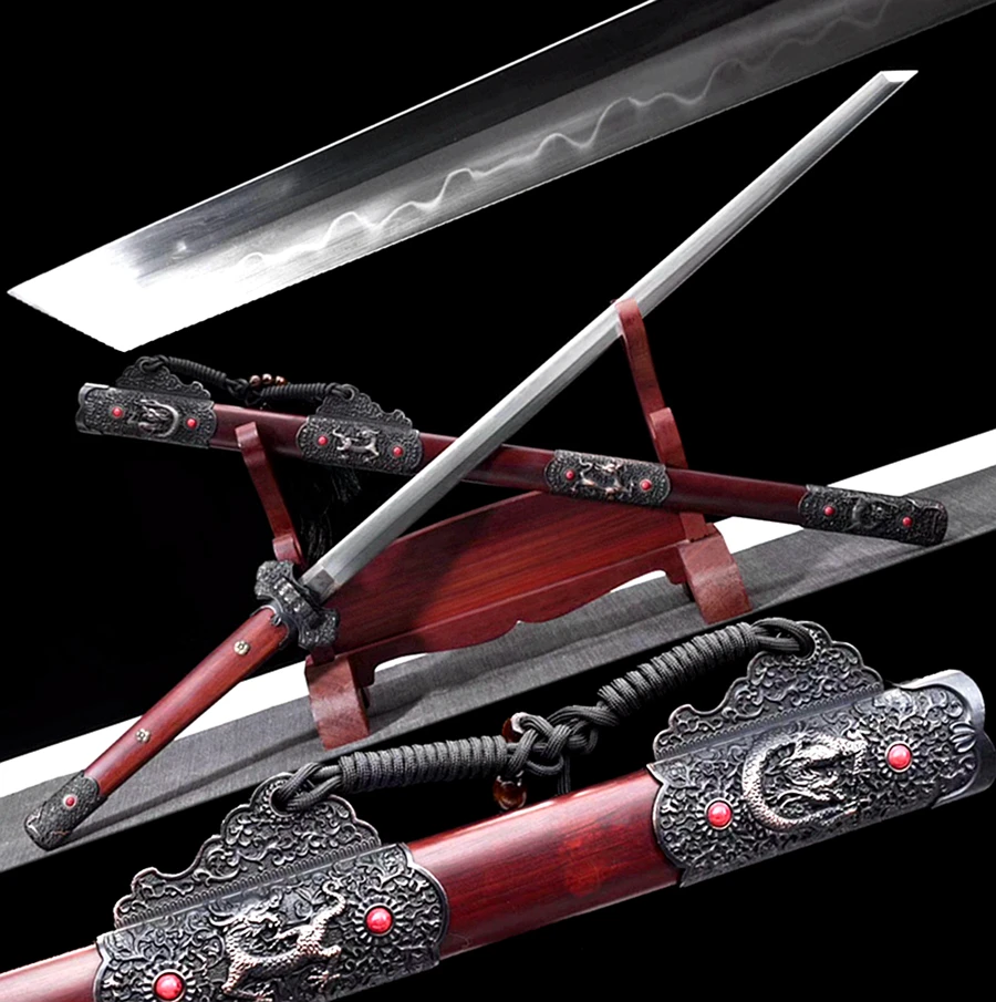 Очень острые мечи из закаленной глины T10Steel Китайский Меч кунгфу дао династии Тан