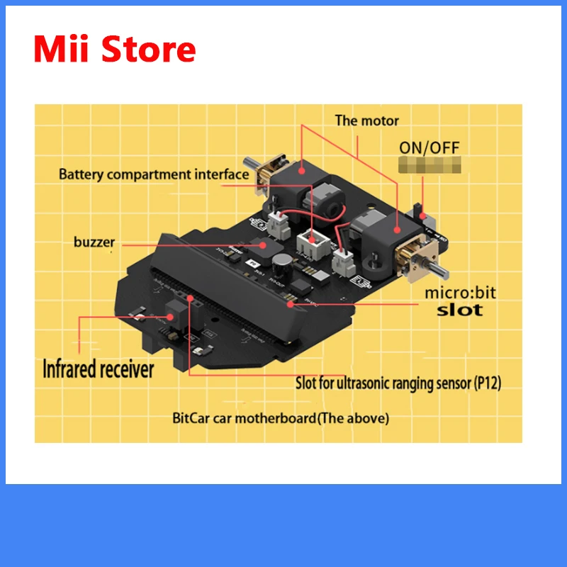 Bitcar Microbit Smart Car Kit For Graphically Programmed Stem Education Maker Robot | Компьютеры и офис