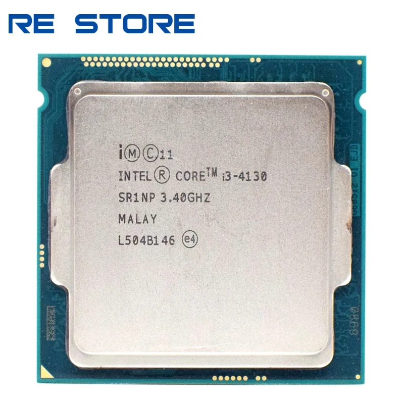 Бывший в употреблении процессор Intel Core i3 4130 3 40 ГГц 512KB/3 Мб разъем LGA 1150 Haswell SR1NP|cpu