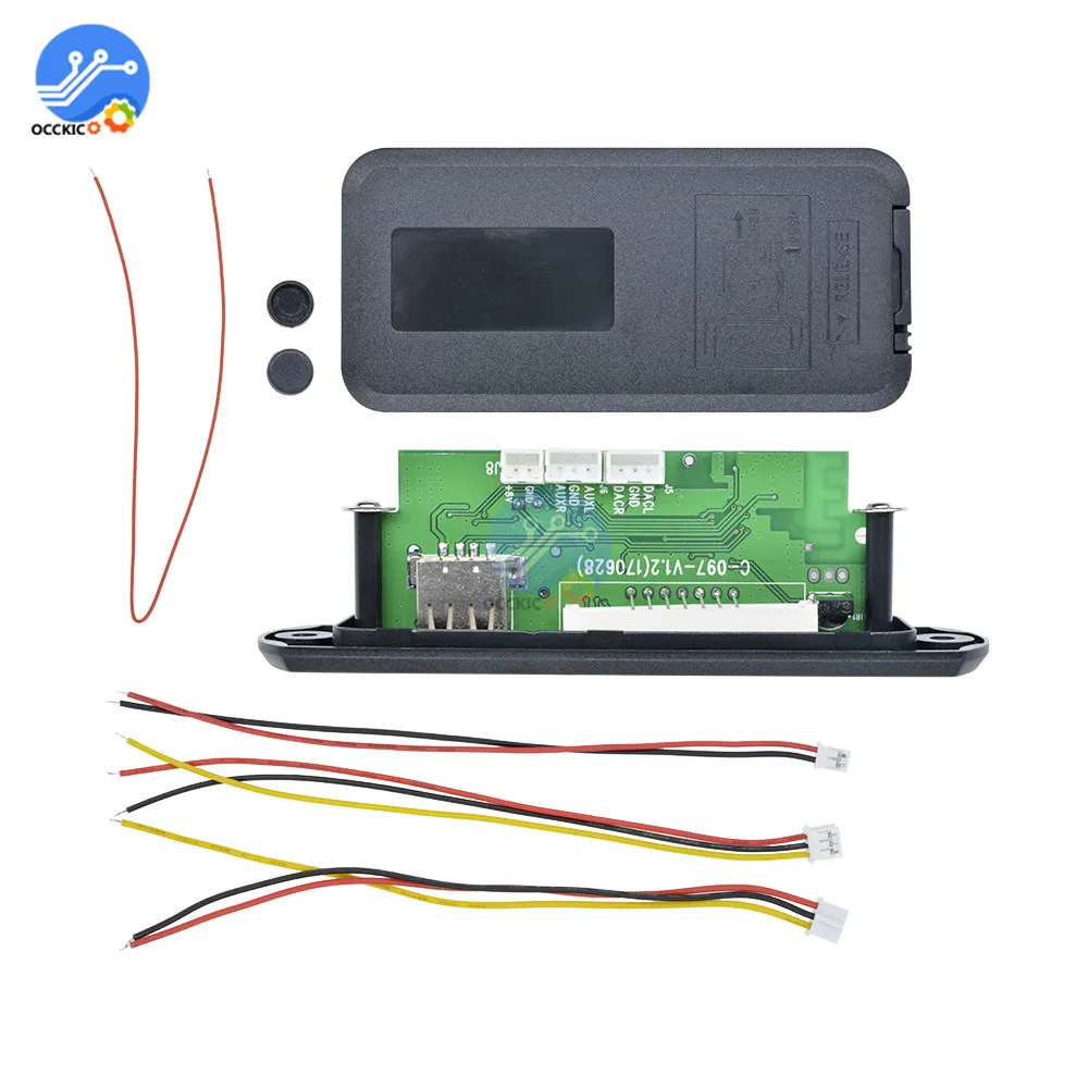 Bluetooth MP3 декодер плата FM аудио декодер модуль USB TF радио дистанционное управление SD музыкальный плеер Автомобильный беспроводной WMA decodificador