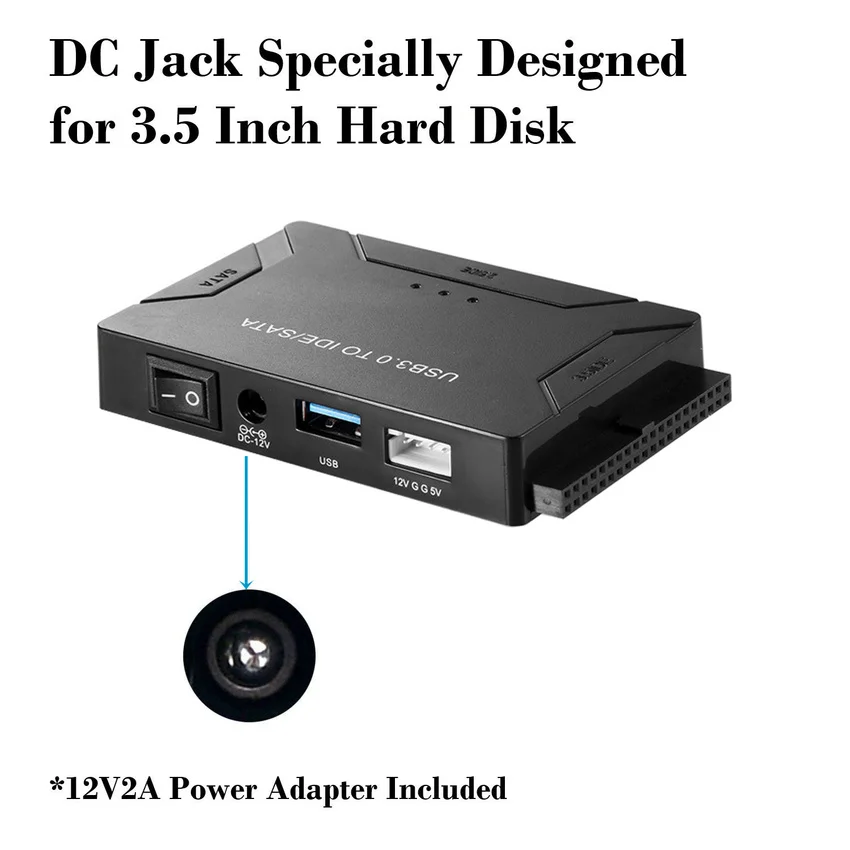 USB 3 0 для IDE и SATA конвертер Внешний жесткий диск адаптер Комплект 2 5 &quot/3 5&quot кабель|