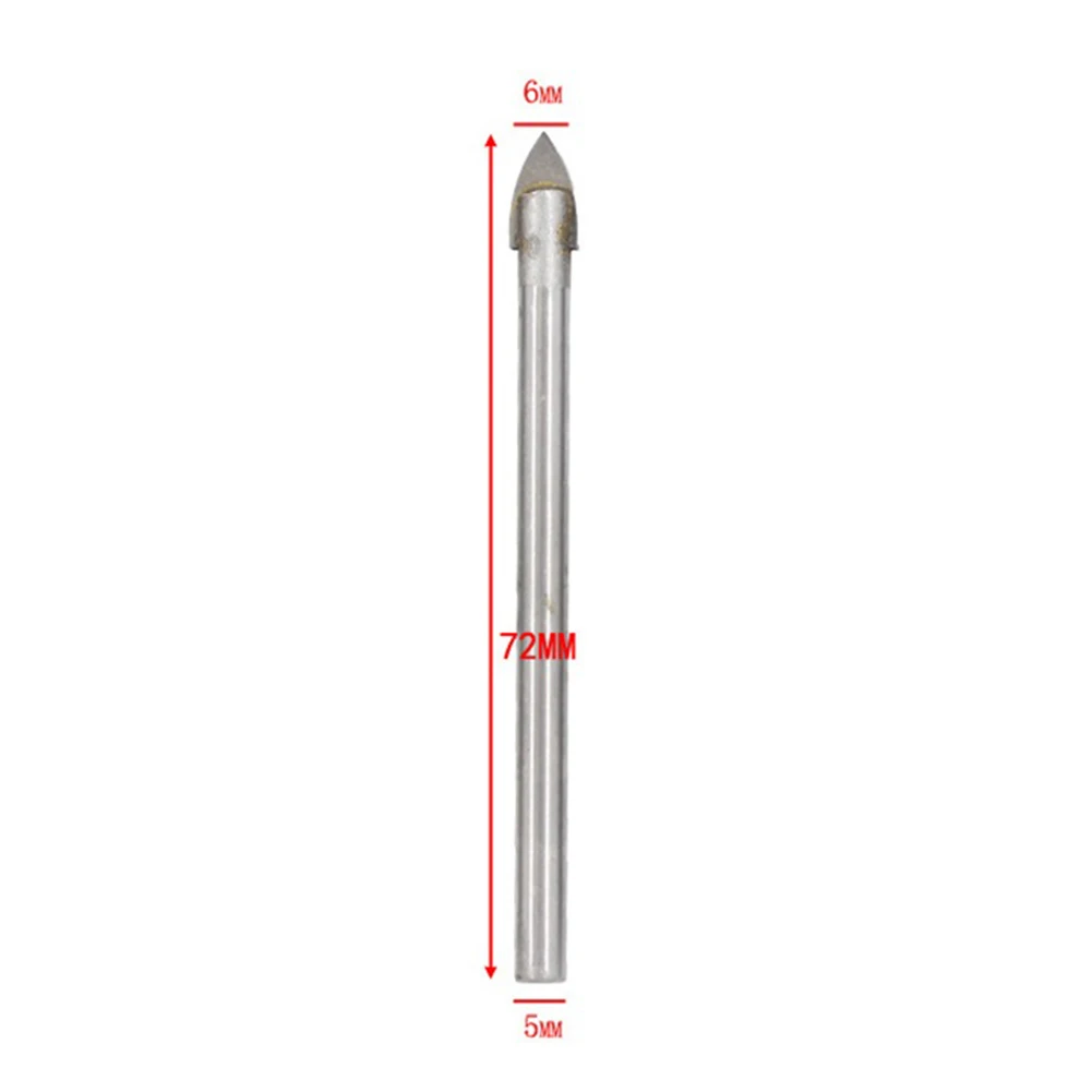 

10X Drill Bit Spear Head 10 pieces Metal Cement 6mm 10pcs 10pcs/set Kit