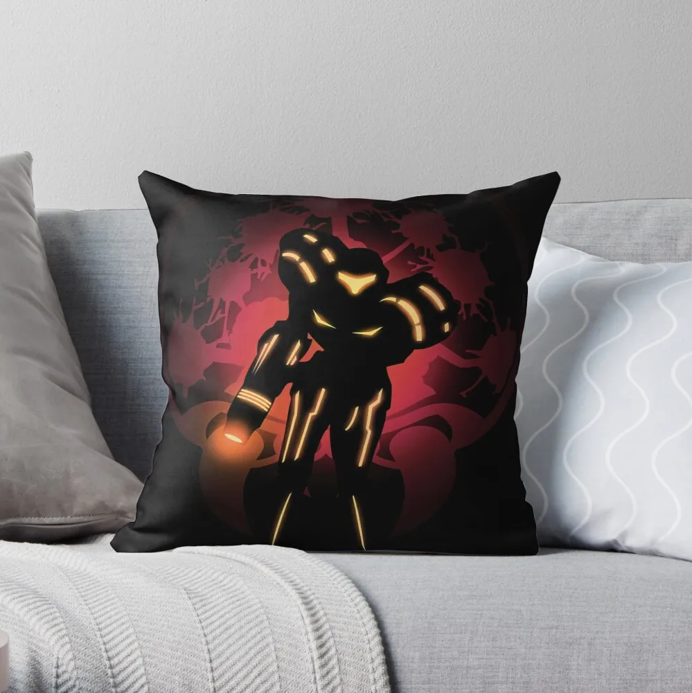 

Metroid Throw Pillow Cushion Cover Polyester throw pillows case on sofa home living room car seat decor 45x45cm