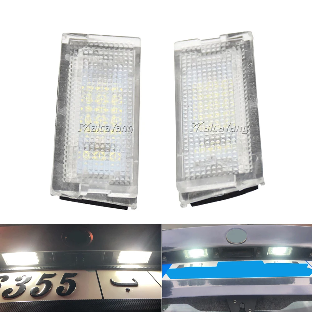 

1 пара, Автомобильные светодиодные фонари для номерного знака BMW 3er E46 4D 323i 328i 325i 330i 325xi 330xi, задний фонарь для номерного знака 1998-2003