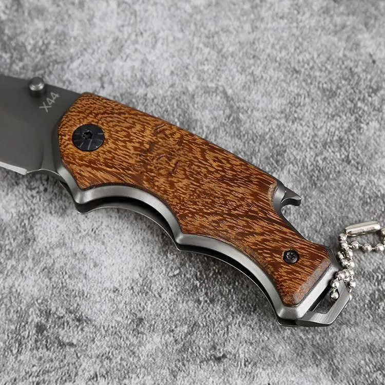 Открытый Портативный острый нож куриное крыло деревянный многофункциональный