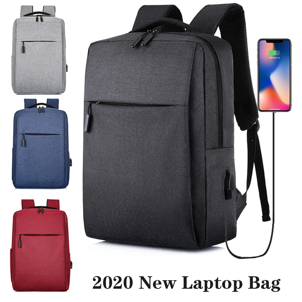 

Laptop Bag Women Men Backbag Travel Daypacks Male Leisure Backpack Mochila Laptop Sleeve Notebook Bag USB Backpack Laptop Cover
