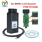 Диагностический сканер для BMW, диагностический сканер 1,4.0, OBD2, считыватель кодов для BMW 1,4, USB, автомобильный диагностический инструмент
