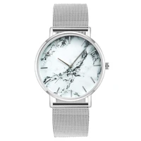 minimalist mens fashion classic watches luxury men business casual quartz watch stainless steel mesh clock relogio masculino