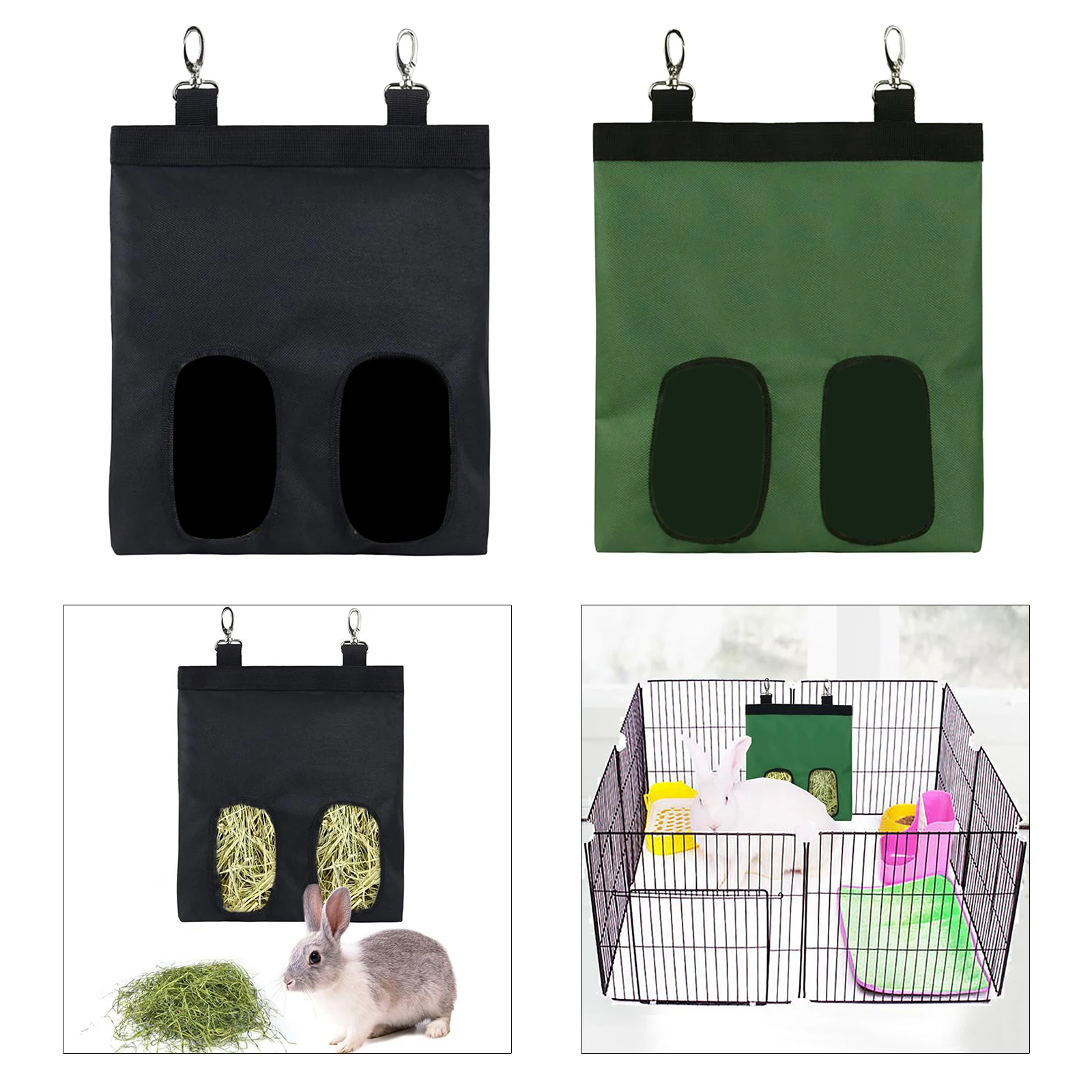

Cage Hanging Guinea Pig Hay Feeder Rabbit Hay Feeder Pouch for Small Animals