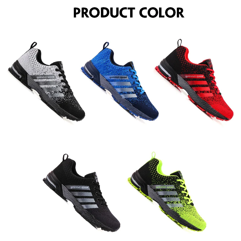 Men's Running Shoes Plus Size 47 Breathable Man Sports Sneakers Lace Up Comfort Casual Walking Shoes Athletic Training Footwear
