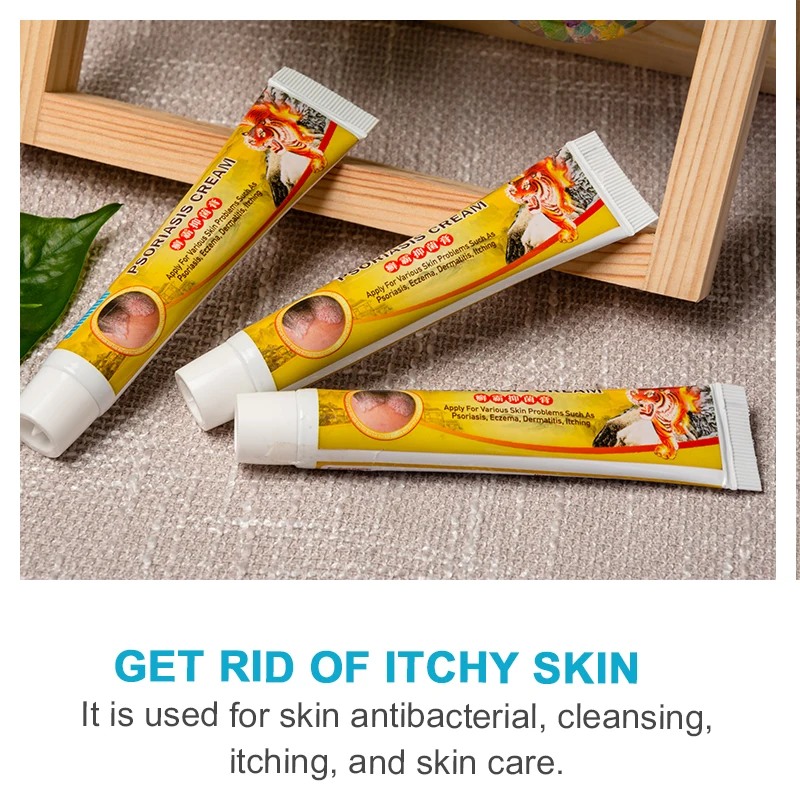 Сумифун 5 шт. тигр бальзам экзема крем для лечения псориаза противозудный мазь