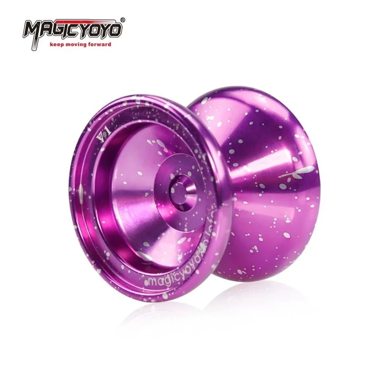 Новинка MAGICYOYO M002 фиолетовое серебряное металлическое кольцо из сплава Йо игрушка