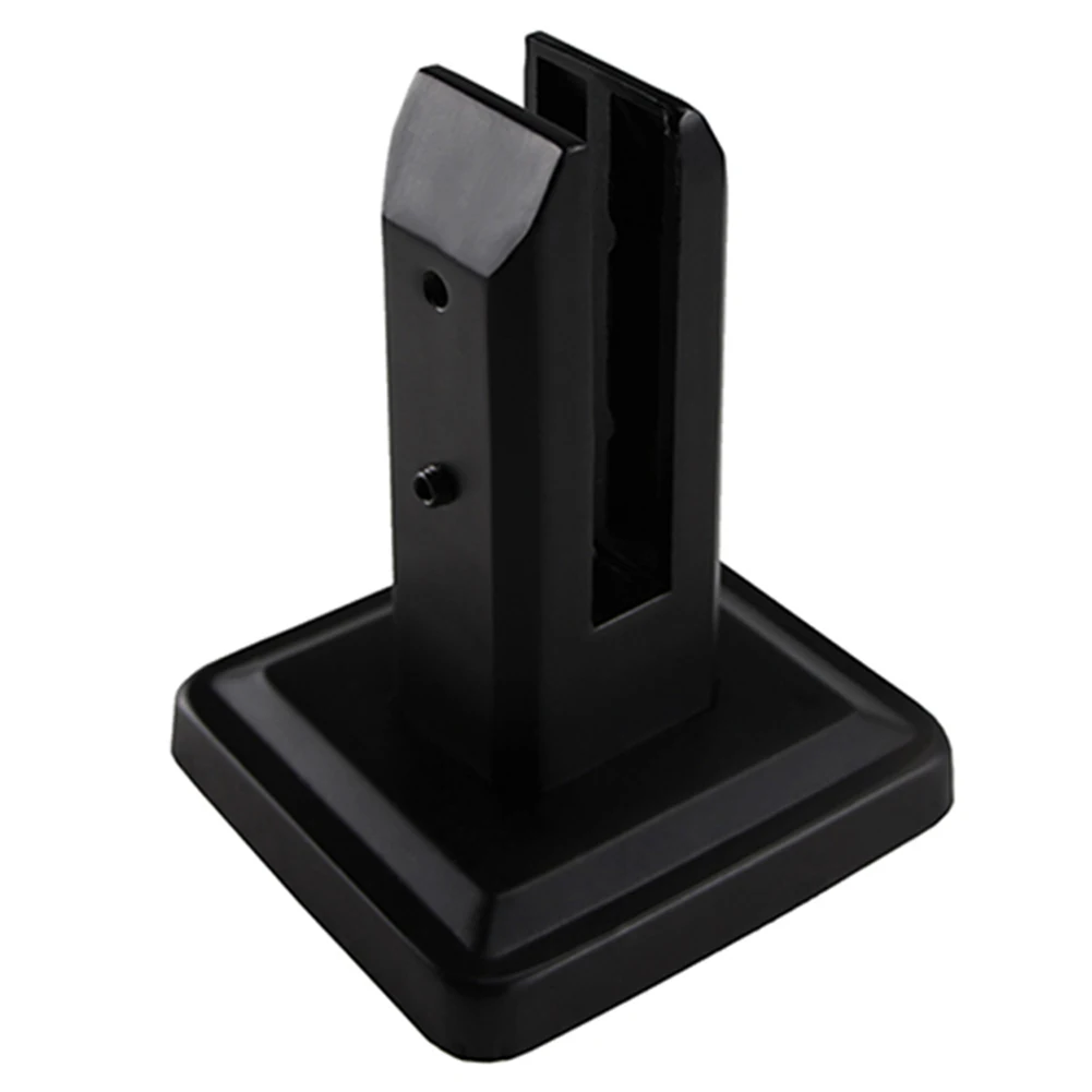 

1pcs Stainless Steel Spigots Glass Clamp For Frameless Glass Pool Fence Panels Black Round/square Standing Glass Clamp In Stock