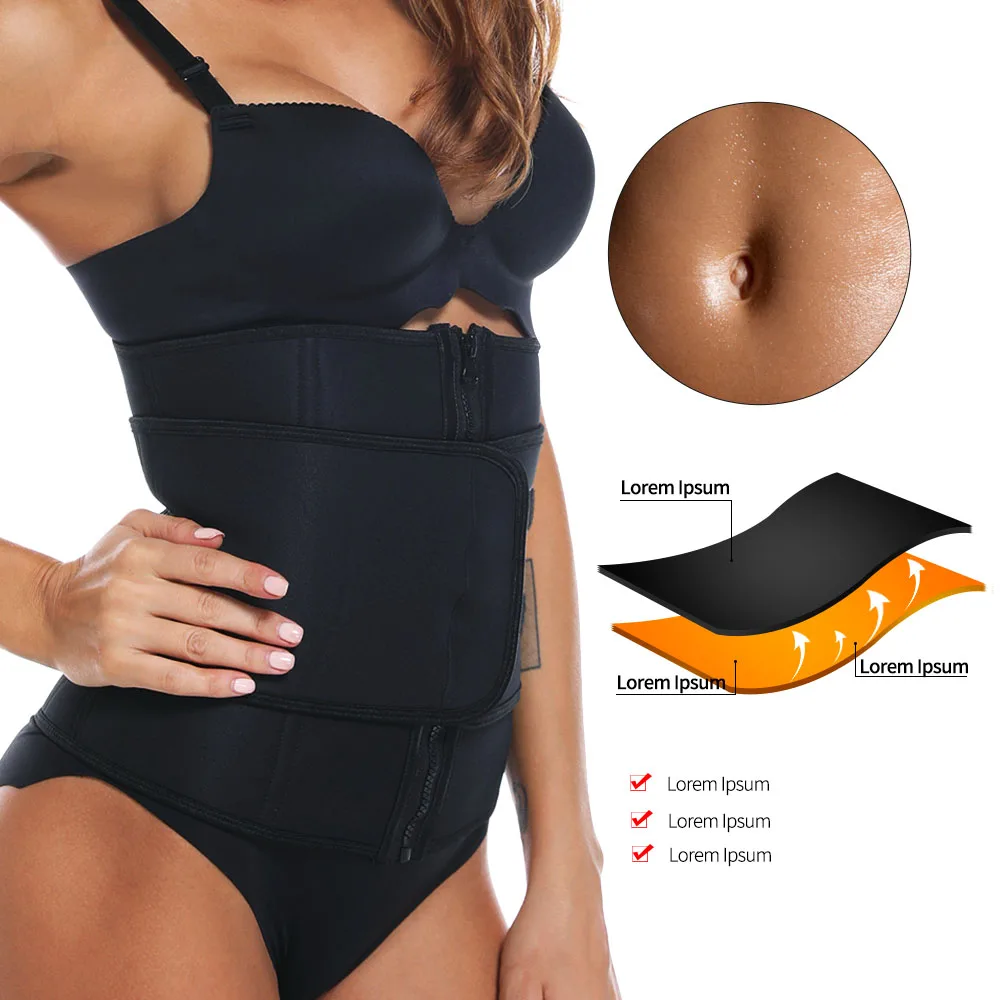 Высококомпрессионный латексный тренажер для талии женский утягивающий пояс