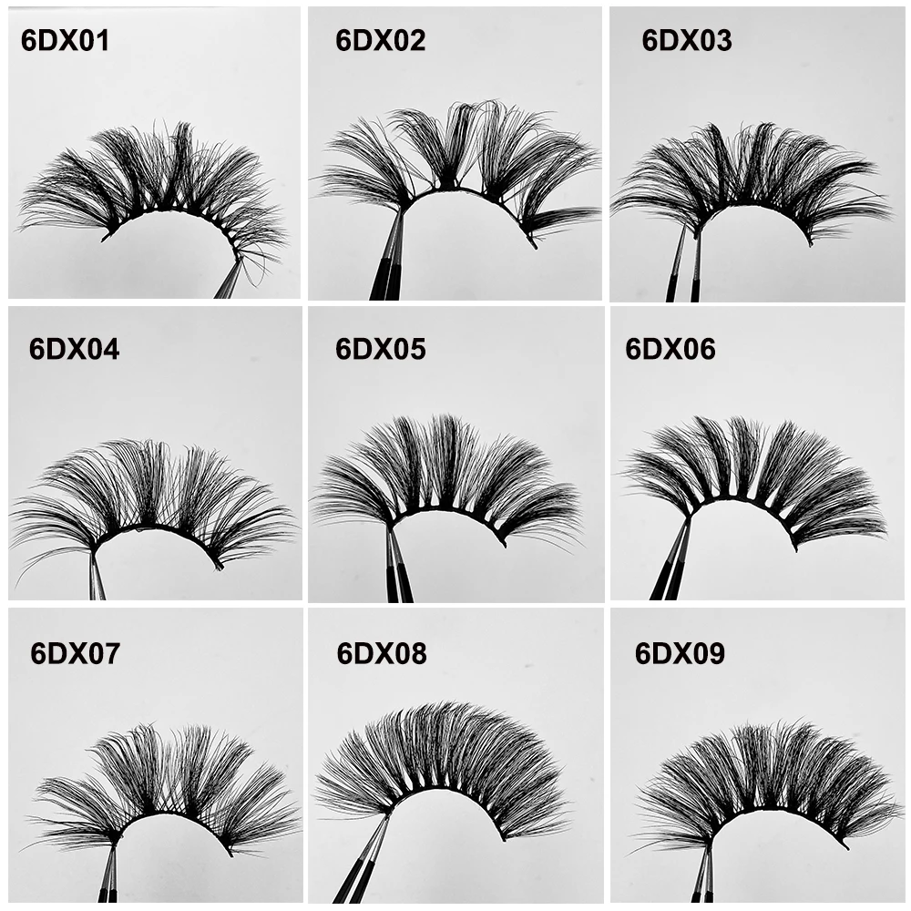 Новые драматические 3D норковые накладные ресницы крест накрест пушистые толстые