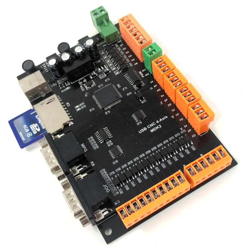 CNC USB 4 осевой комплект, USB mach3 4 осевая коммутационная плата