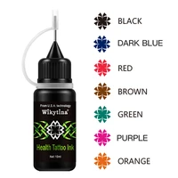10ml waterproof natural black juice tattoo paste for temporary body art painting long lasting tattoo juice ink for body makeup