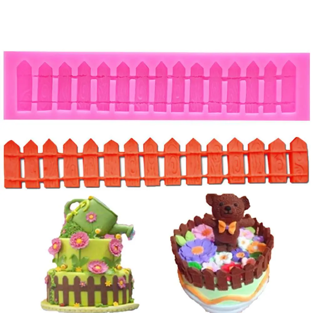 Кухонная форма для выпечки забор силиконовая помадка украшения шоколада