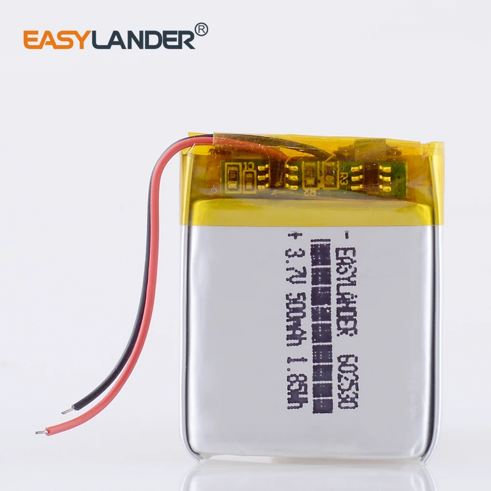 Автомобильный видеорегистратор DVR литий-полимерный аккумулятор 602530 портативный