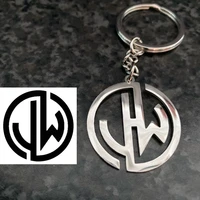 customized any logo keychain for women men bff jewelry stainless steel custom name letter key chain pendant keyring accessories