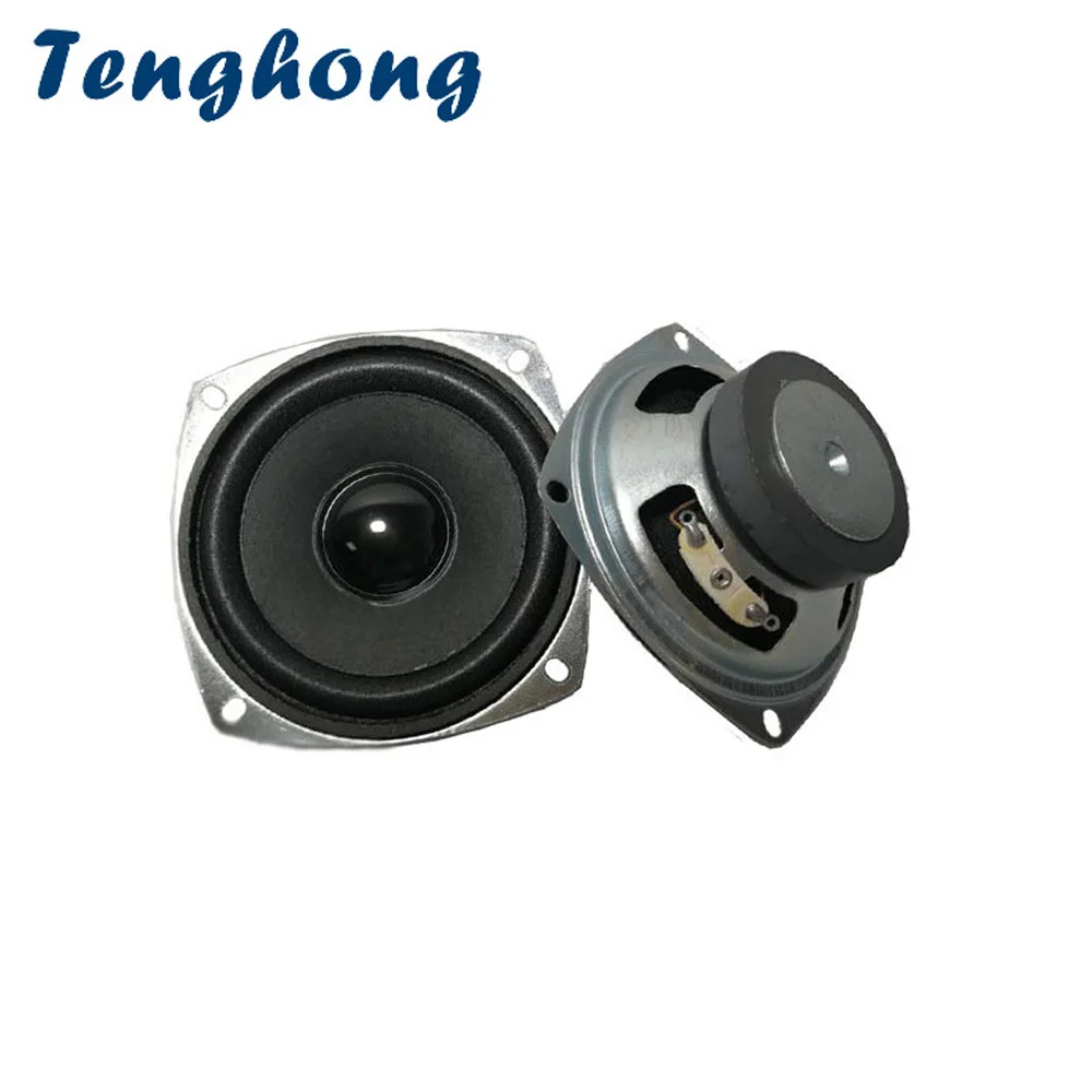 Tenghong 2pcs 3 Inch Full Range Audio Speaker Unit 78MM 4Ohm 5W Bluetooth Sound Loudspeaker For Home Theater Magnetic Horn DIY