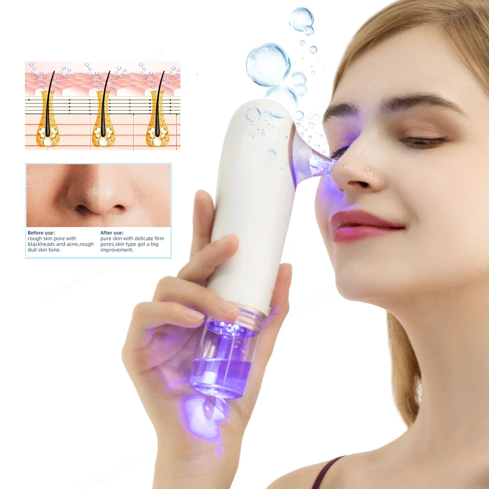 Электрический малый пузырьковый очиститель пор маска для удаления угрей воды