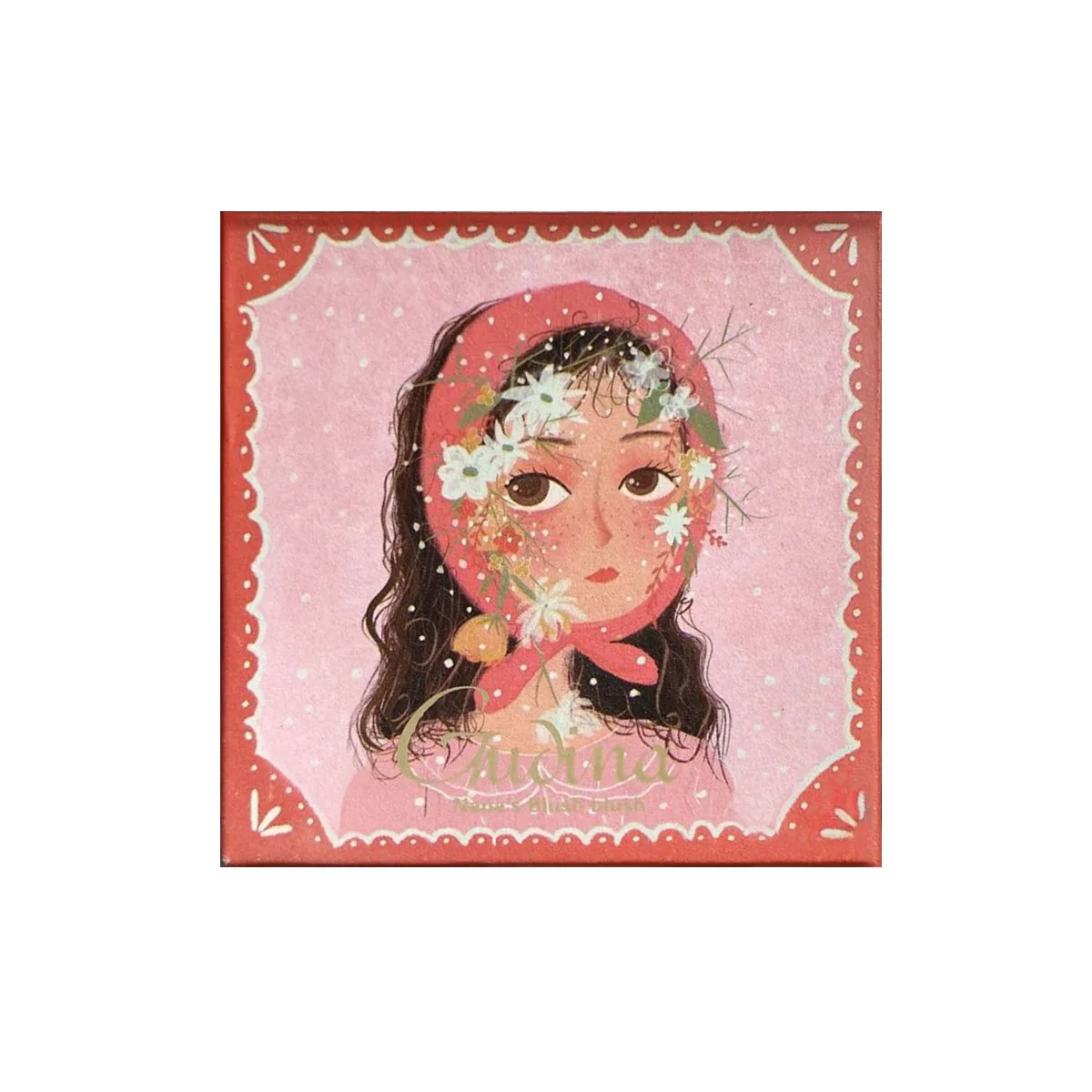 Одноцветная палитра румян для макияжа минеральная пудра красный стойкий