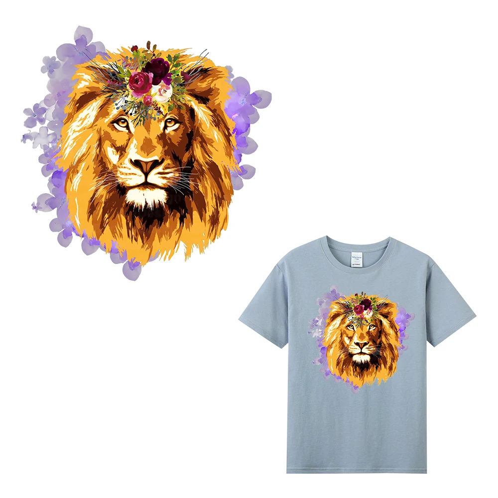 Термонаклейка сделай сам с изображением мультяшных животных нашивка для одежды