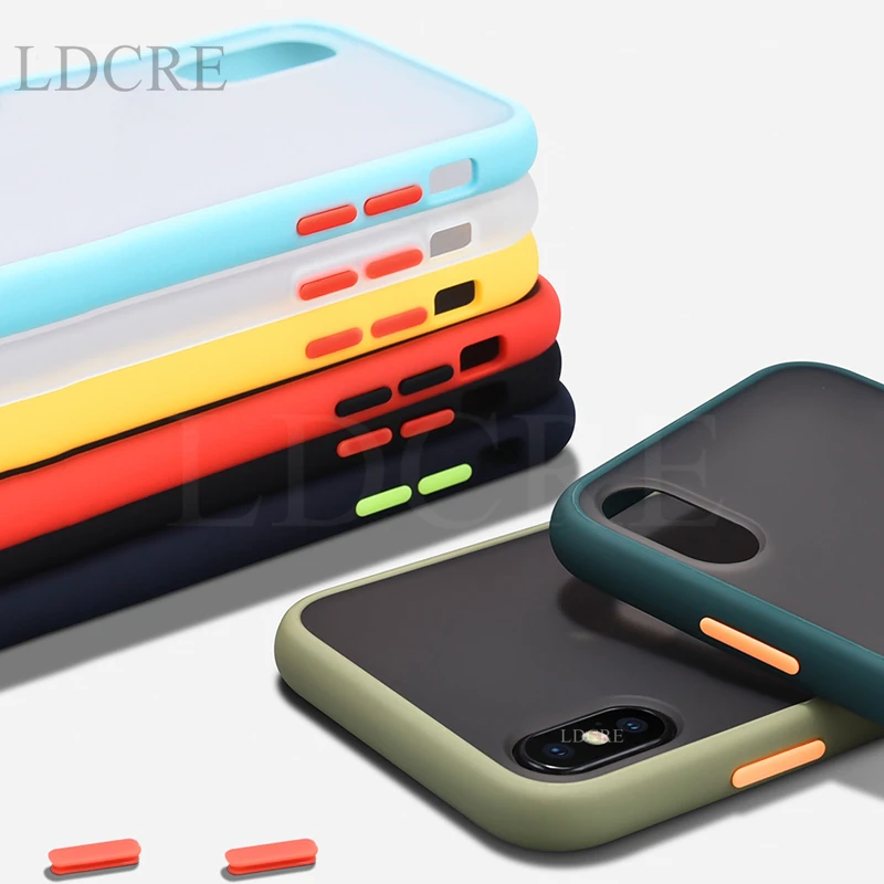 Для Xiaomi Redmi 9A Remi 9C чехол с простой рамкой матовый бронированный для прозрачный Poco