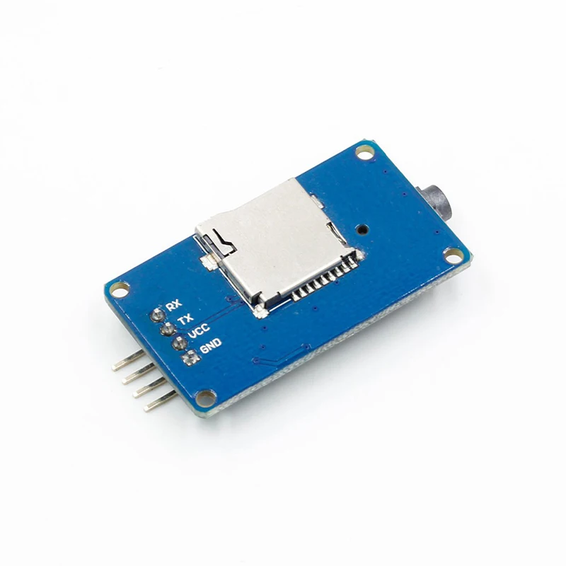 Модуль музыкального MP3 плеера YX5300 UART TTL серийный для MP3/WAV Micro SD/SDHC карты 43 мм x 25 |