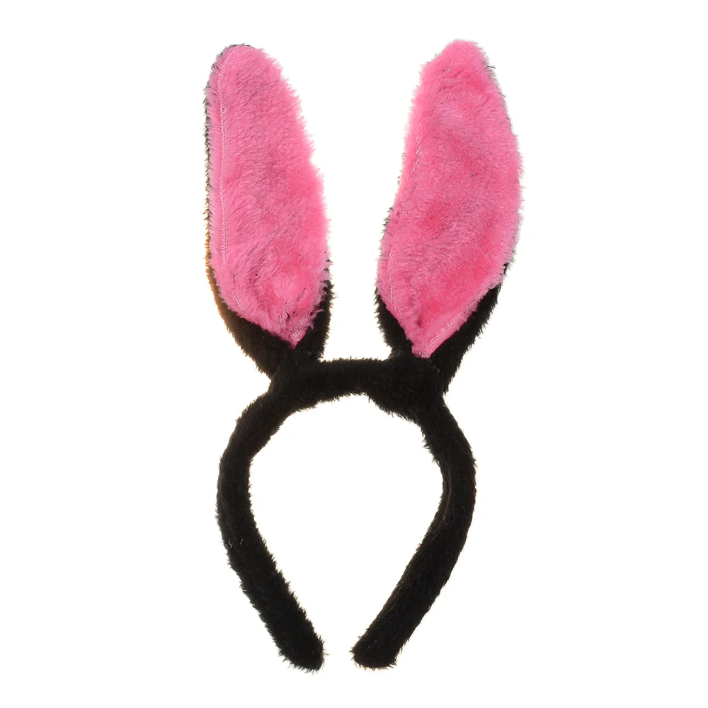 Симпатичные мягкие прикосновения и кроличьими ушками пальто повязка на голову