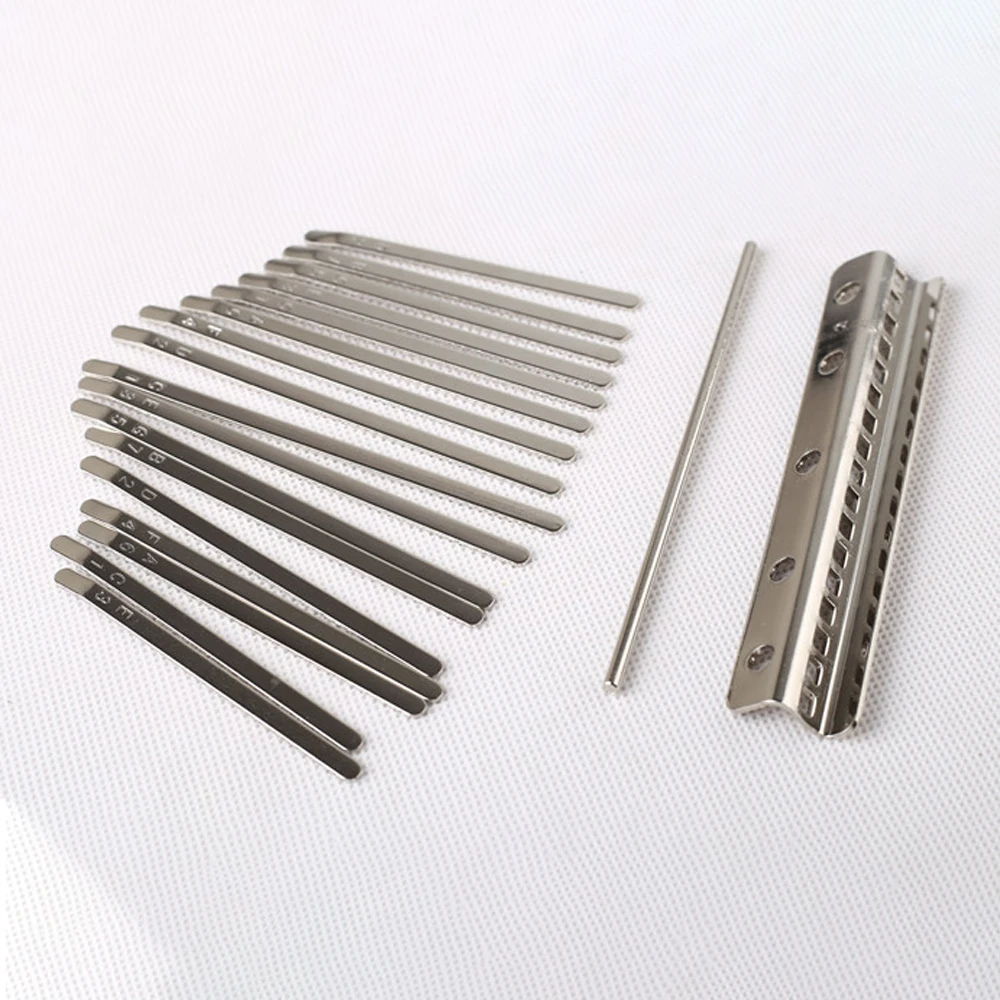 17 клавиш Kalimba DIY набор стальных надпись клавиатура музыкальный сменный прибор