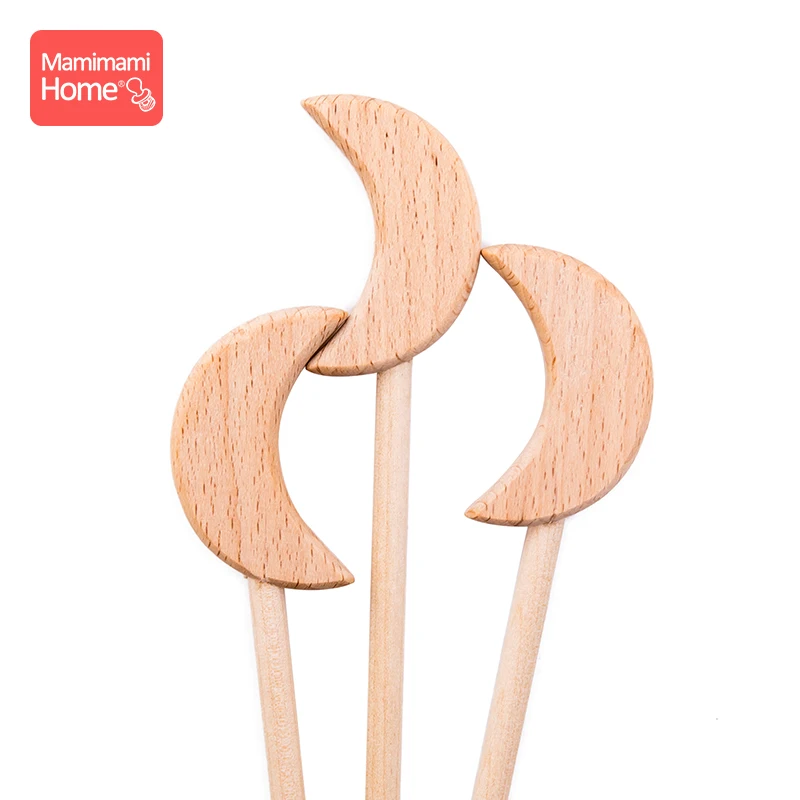 3 предмета в комплекте деревянный Прорезыватель для зубов крошечные стержень