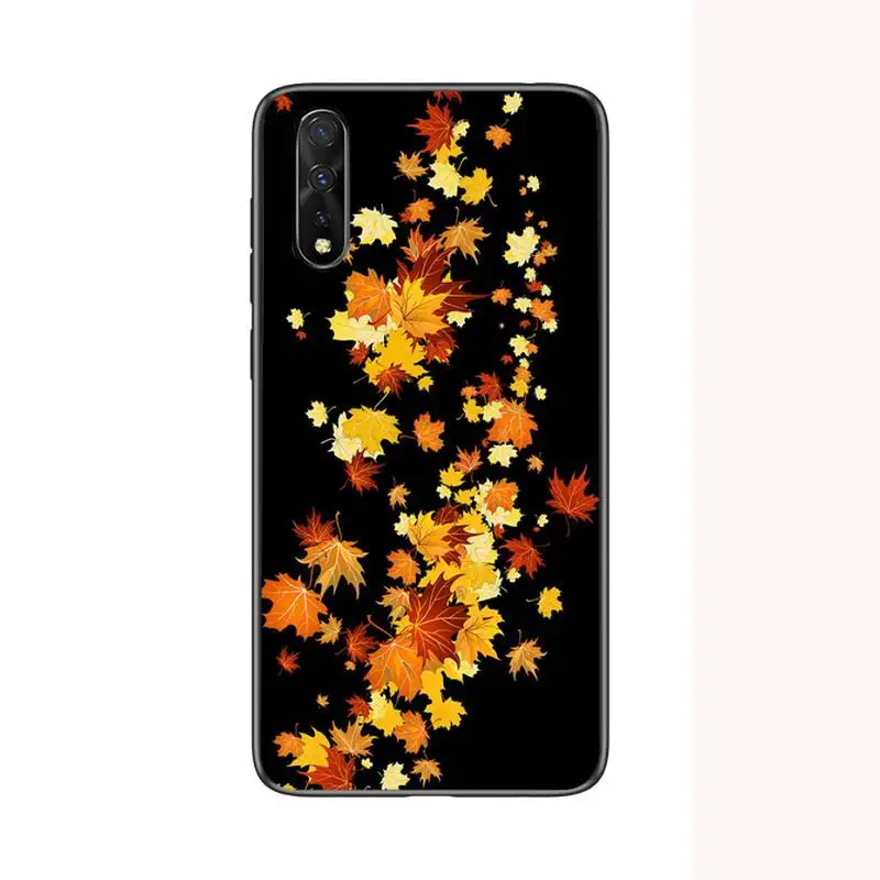 

Autumn leaves fall fox pumpkin Halloween Phone Case For Samsung S6 S7 Edge S8 S9 S10 E lite2019 S20 Plus Cover Fundas Coque