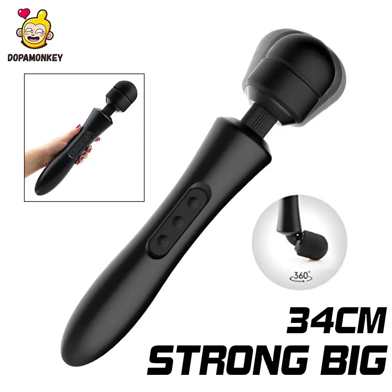 DopaMonkey сильные Вибраторы улучшенный женский массажер Стик мощные Клиторальные