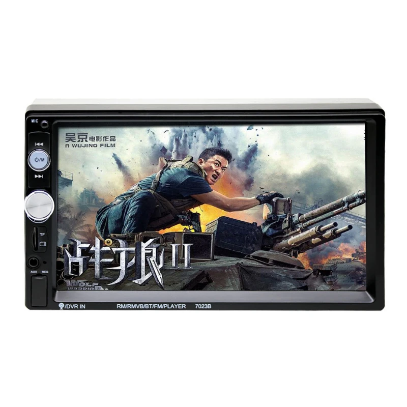 7018b автомобильный мультимедийный плеер Bluetooth зеркало заднего вида MP5 Сенсорное