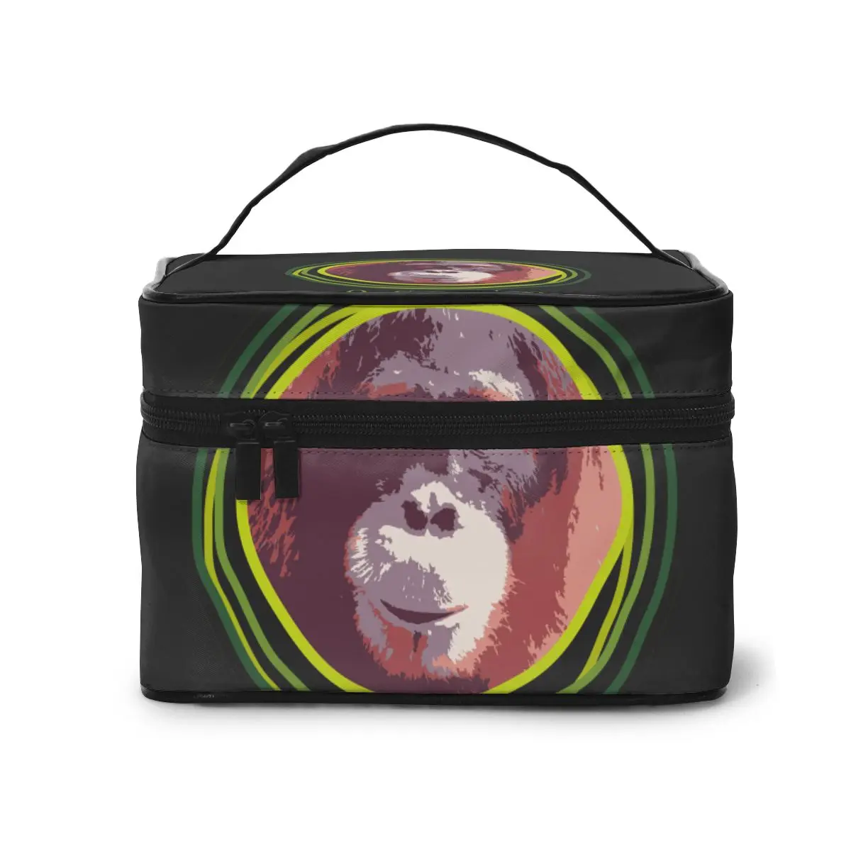 

Women Cosmetic Bag Makeup Case Funny Giant Orangutan Make Up Storage Pouch Toiletry Beauty Wash Bag