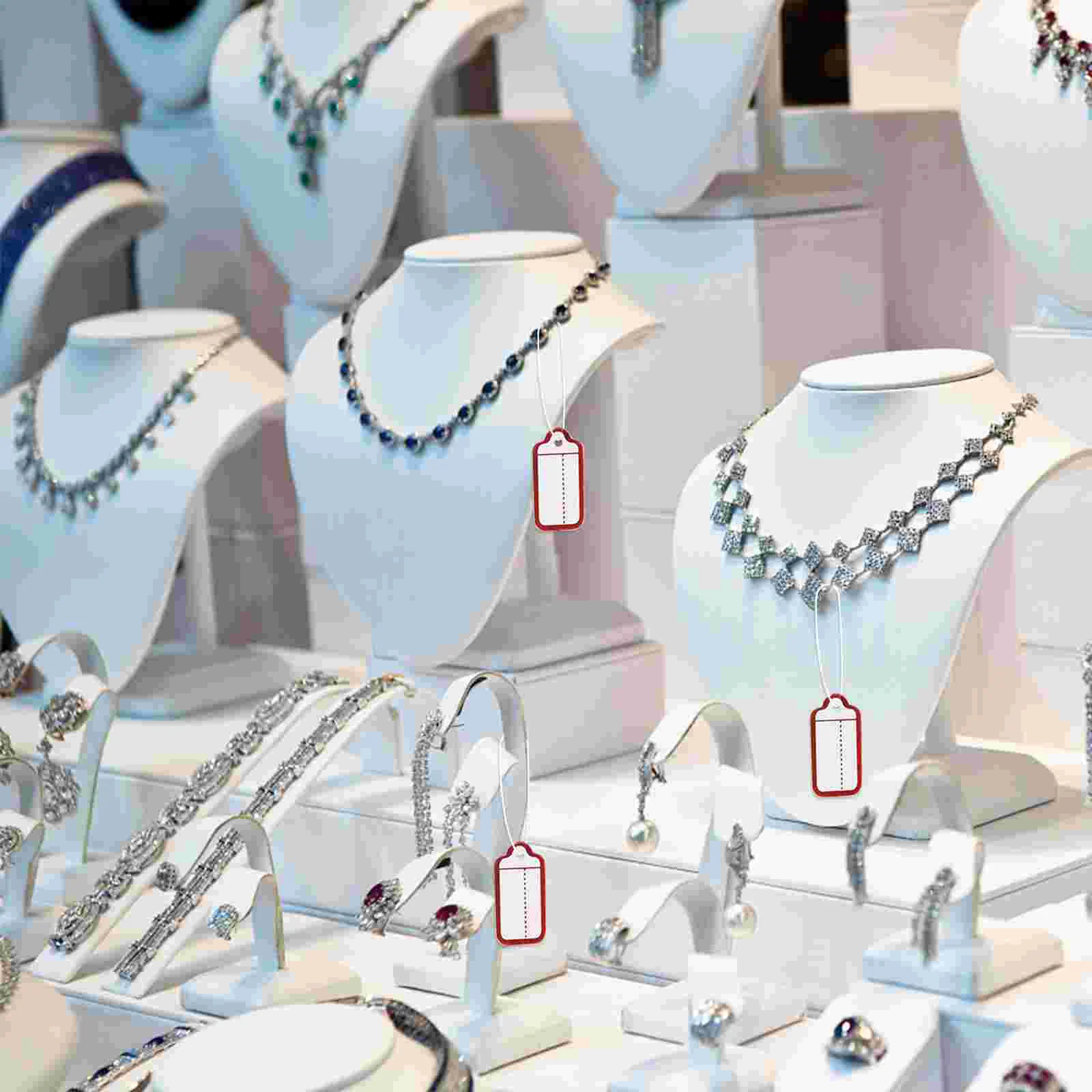 500 шт. прочная ценовая этикетка бирка для ювелирных изделий бумажная Подарочная