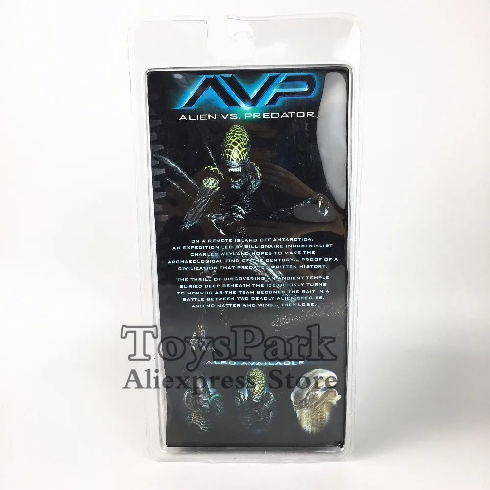 Экшн фигурка инопланетянина 7 дюймов Avp GRID инопланетянин против хищника серия NECA