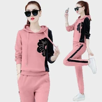 trending products 2020 elegant women tracksuit autumn lady clothes set korean style hooded leisure 2 piece set factory outlet 44