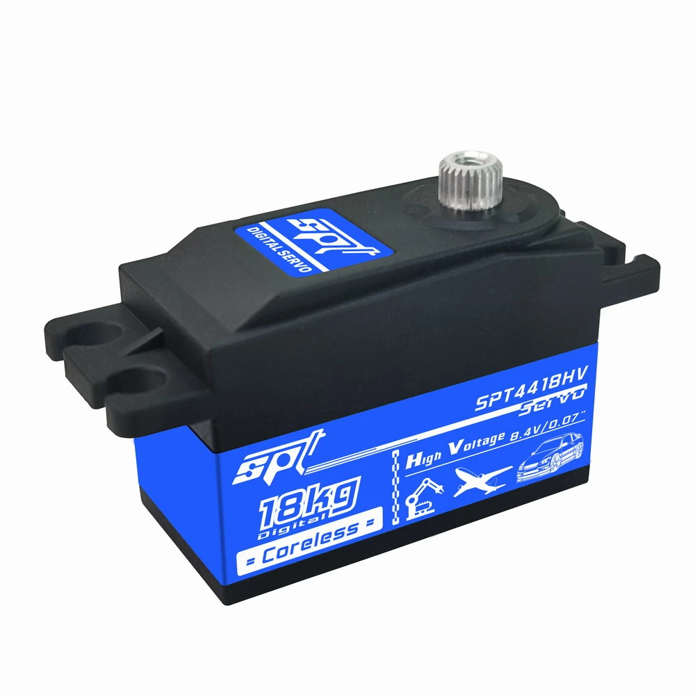 Сервопривод SPT с коротким корпусом SPT4418HV 180 ° 18 кг металлическая шестерня цифровой