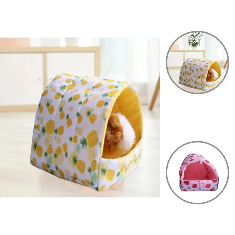 

Детская мягкая зимняя Маленькая подушка-гнездо животного с милым принтом неклейкая кровать для небольших животных