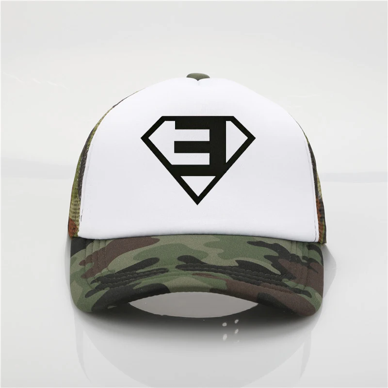2021 NEW Fashion Mesh cap Eminem Printing baseball hats Men and women Summer Cap New sun hat graffiti baseball cap
