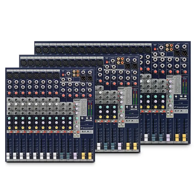 Профессиональный Сценический Эффект EFX8 консоль микшера с 8 каналами|Усилители