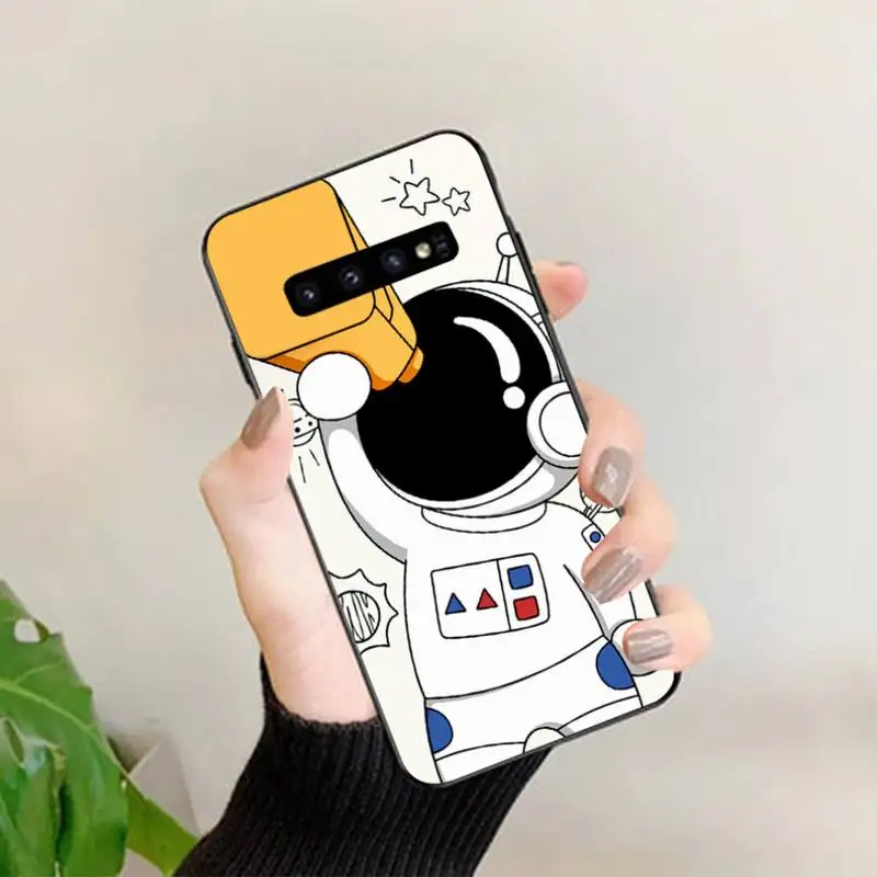 Чехол для телефона FHNBLJ Moskado с изображением космонавтов Луны Samsung S10 21 20 9 8 plus lite S20