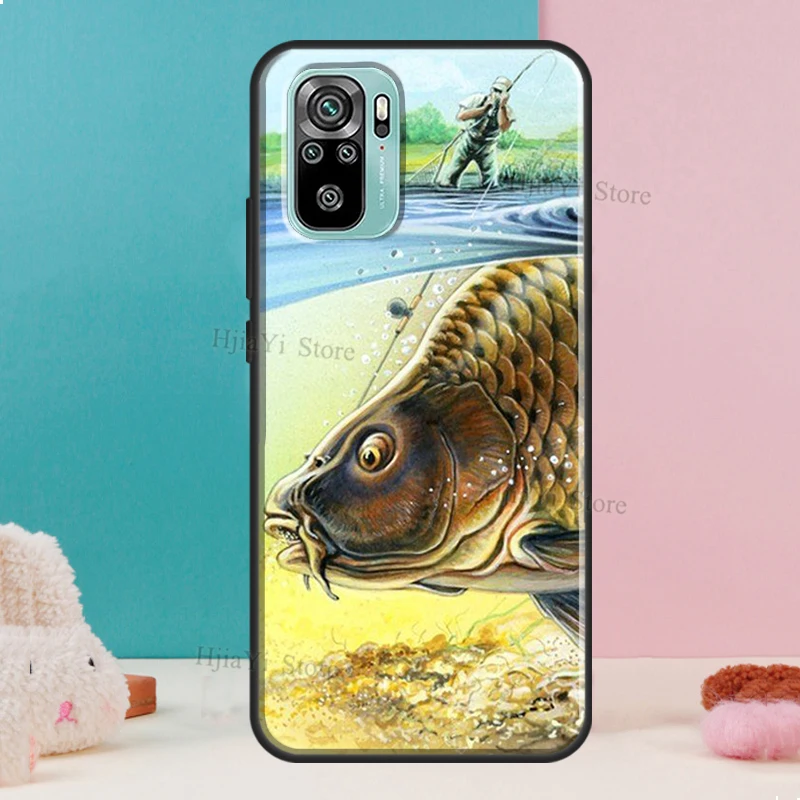 Чехол с рисунком рыбалки для Xiaomi Redmi Note 9 Pro 8T 9S Note8 Note10 чехол 9C 9T 9A K40 | Мобильные